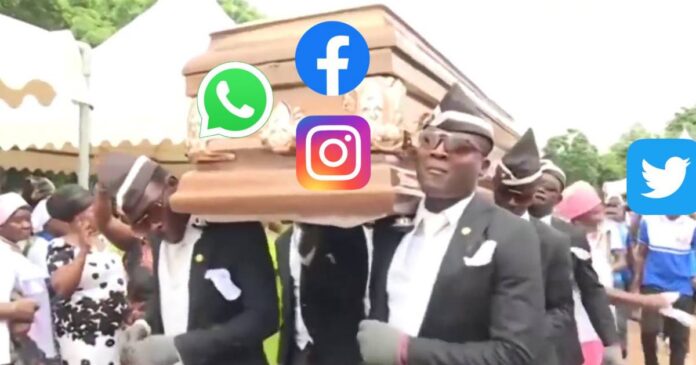 Meme de la caída mundial de Facebook, Instagram y Whatsapp