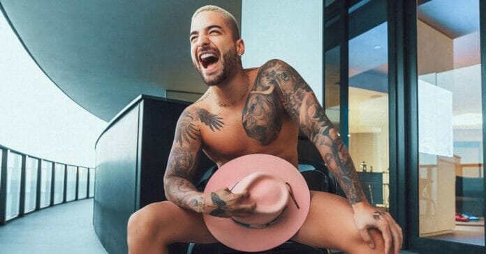 Presumiendo de músculos y tatuajes, Maluma celebra los 60 millones de seguidores en Instagram