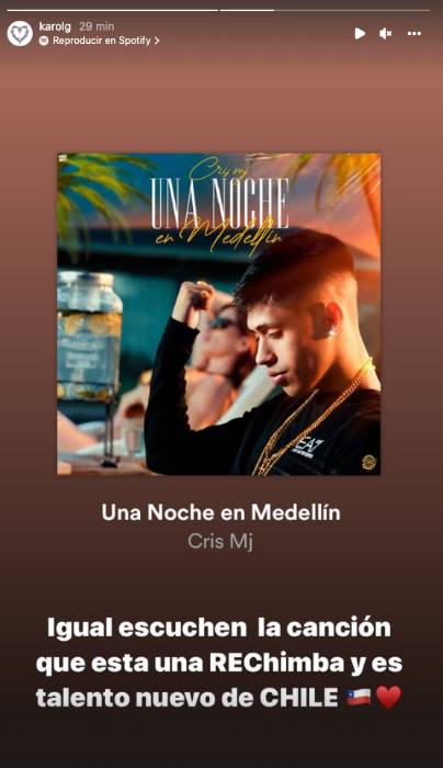 Karol G anima a sus fans a escuchar "Una Noche en Medellín"