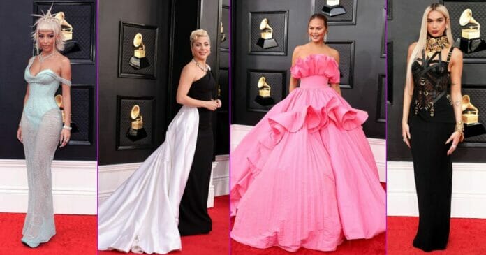 Los mejores vestidos en los Grammy 2022