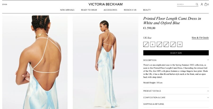 Marca y precio del vestido que Nadia Ferreira llevó a la boda de Brooklyn Beckham y Nicola Peltz