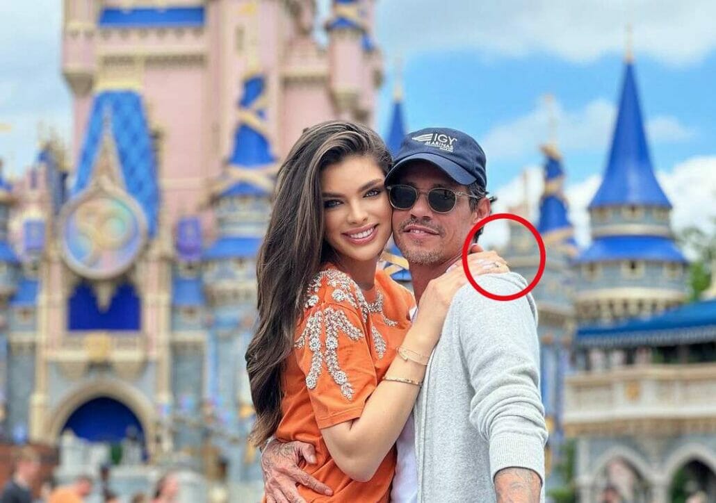 Nadia Ferreira desató rumores de compromiso con Marc Anthony al llevar un impresionante anillo durante su celebración de cumpleaños en Disneyland