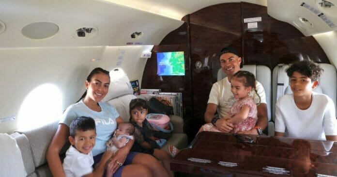 Georgina Rodriguez y Cristiano Ronaldo: Plan de familia “de altura”