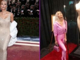 Indignación por graves daños al vestido de Marilyn Monroe que Kim Kardashian llevó en la gala del Me
