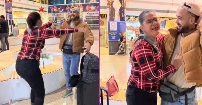 El conmovedor reencuentro madre-hijo después de 7 años